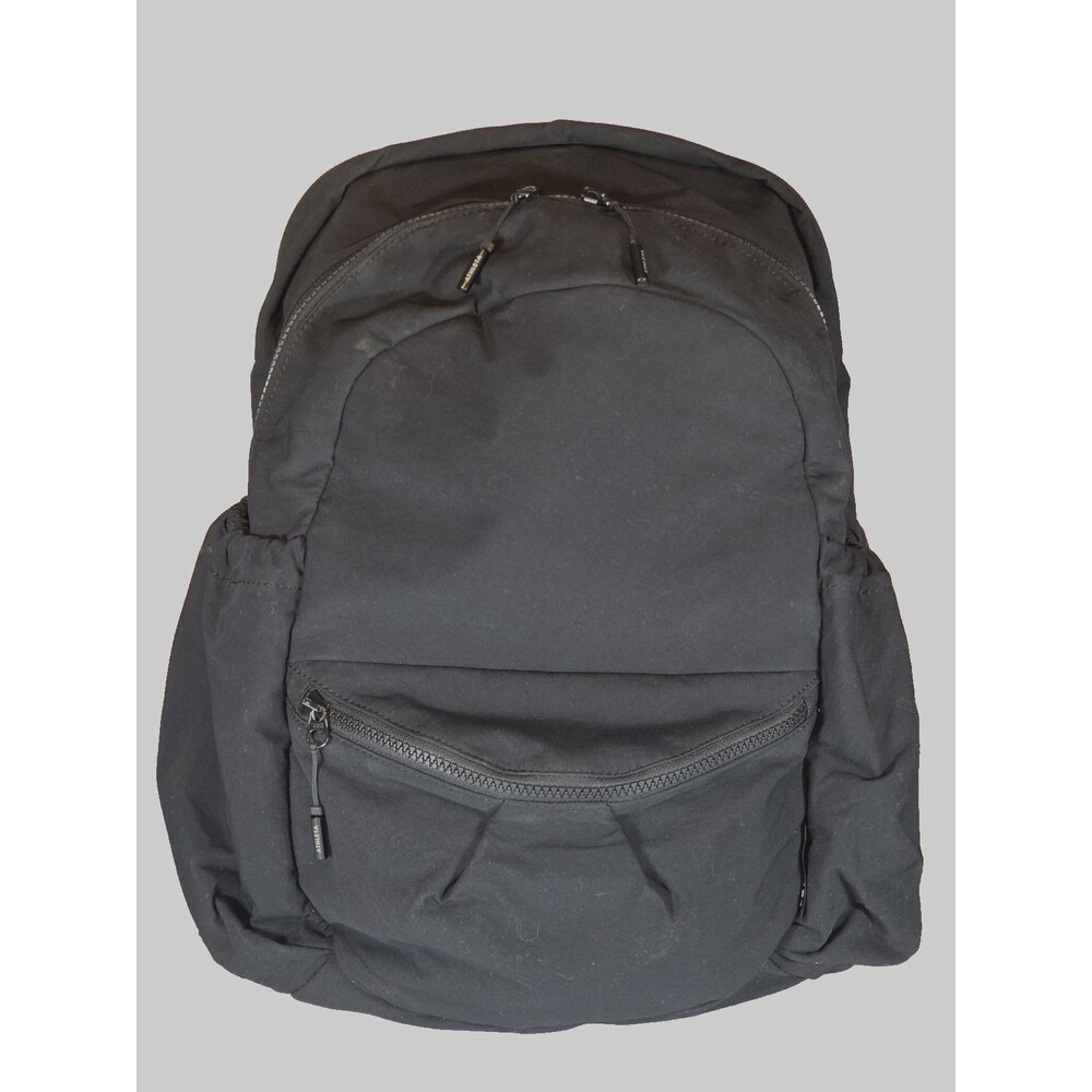 Athleta Kinetic Backpack Black Travel Gym Laptop Commuter Womens 17.5x13.5